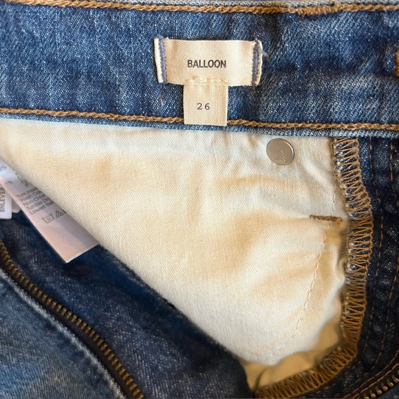 MADEWELL Balloon Jean Cropped Women's Size 26 - Picture 6 of 10